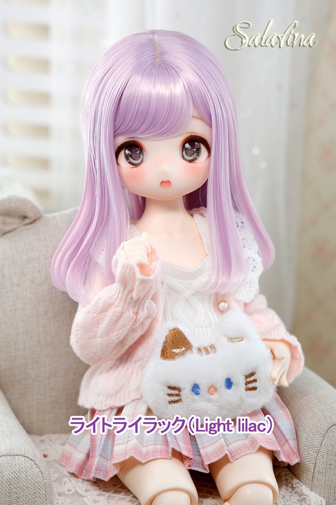 [Salafina]8~9インチMDD,DDサイズドール用手つくり造形ウィッグ「BOBOAN2.0」dollwig