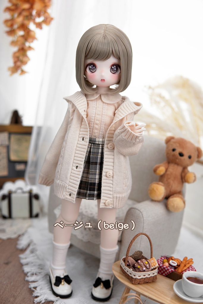 [Wa❤Ya]1/4(SDＭ,MDD,KUMAKO)サイズドール衣装冬のカーディガンセーターMDDdollclothes