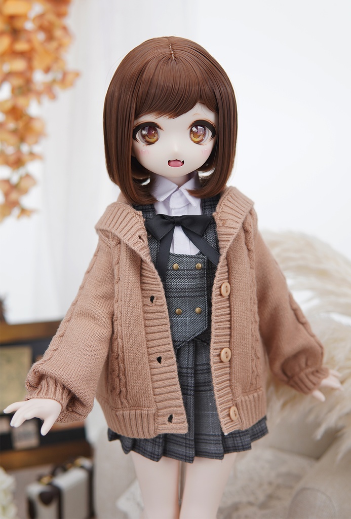 [Wa❤Ya]1/4(SDＭ,MDD,KUMAKO)サイズドール衣装冬のカーディガンセーターMDDdollclothes