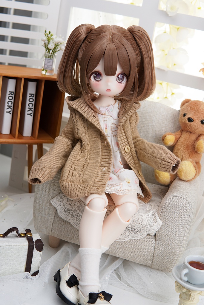 [Wa❤Ya]1/4(SDＭ,MDD,KUMAKO)サイズドール衣装冬のカーディガンセーターMDDdollclothes