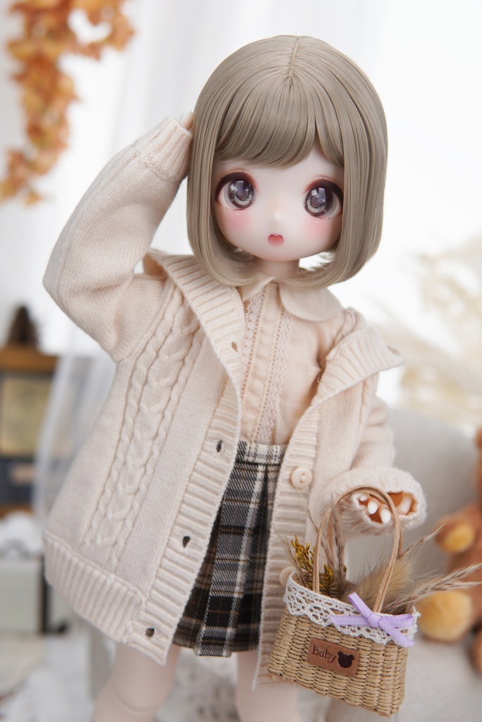 [Wa❤Ya]1/4(SDＭ,MDD,KUMAKO)サイズドール衣装冬のカーディガンセーターMDDdollclothes
