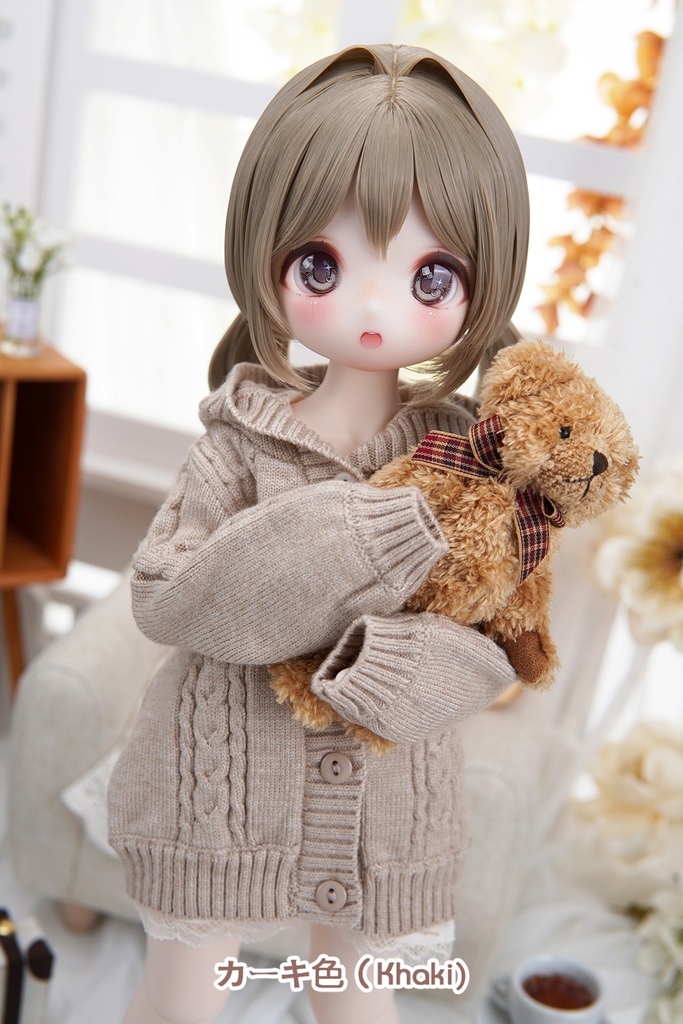 [Wa❤Ya]1/4(SDＭ,MDD,KUMAKO)サイズドール衣装冬のカーディガンセーターMDDdollclothes