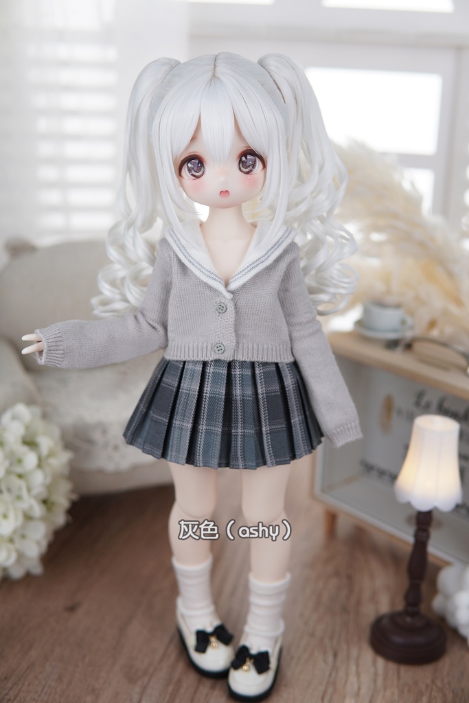 [Wa❤Ya]1/4(SDＭ,MDD,KUMAKO)サイズドール衣装セーラー襟カーディガンセーターMDDdollclothes