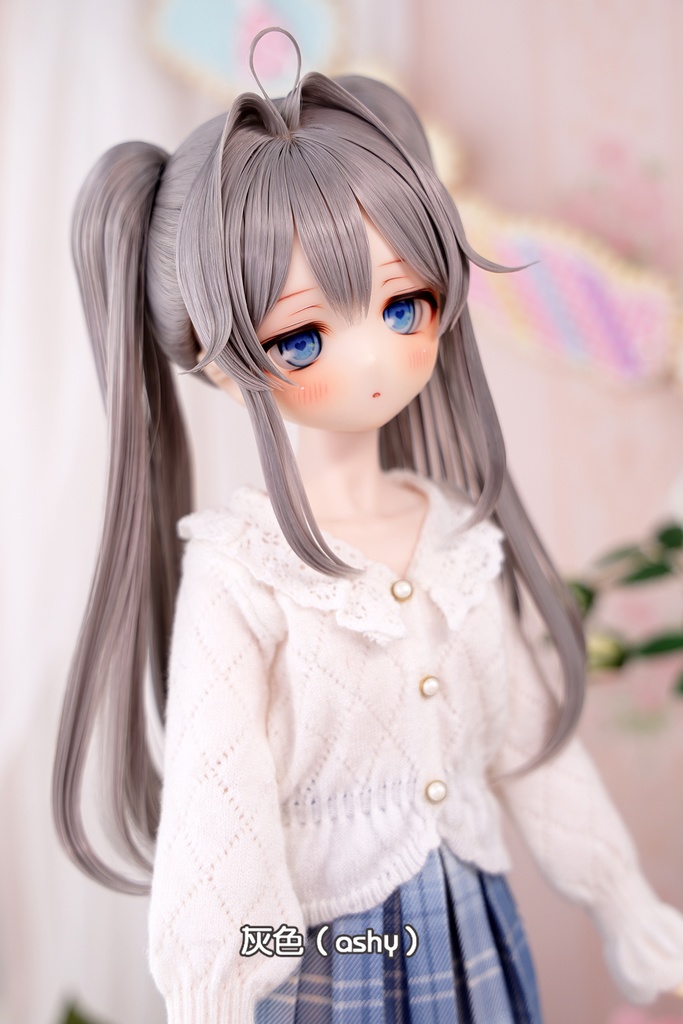 [Salafina]8~9インチMDD,DDサイズドール用手つくりツインテール造形ウィッグ「MARIKA」dollwig