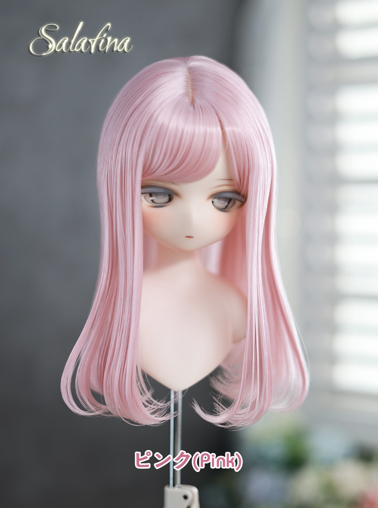 [Salafina]8~9インチMDD,DDサイズドール用手つくり造形ウィッグ「BOBOAN2.0ロング」dollwig