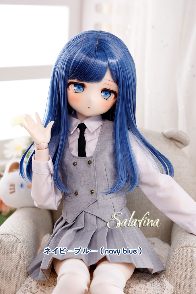 Salafina]8~9インチMDD,DDサイズドール用手つくり造形ウィッグ「BOBOAN2.0ロング」dollwig - salafina -  BOOTH