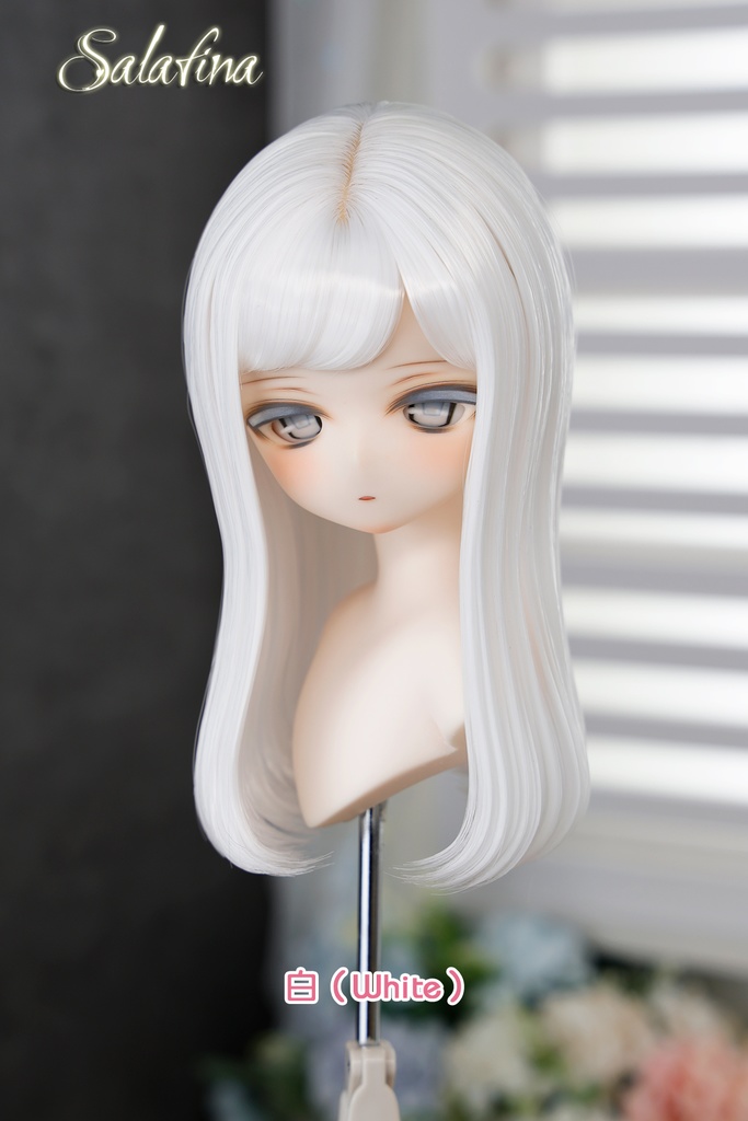 [Salafina]1/4と1/6サイズ（17－19cm)サイズドール用手つくり造形ウィッグ「BOBOAN2.0ロング」dollwig