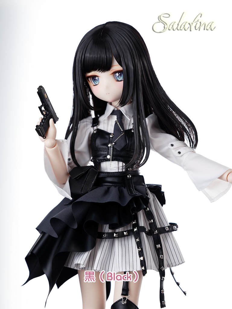 [Salafina]1/4と1/6サイズ（17－19cm)サイズドール用手つくり造形ウィッグ「リリ」dollwig