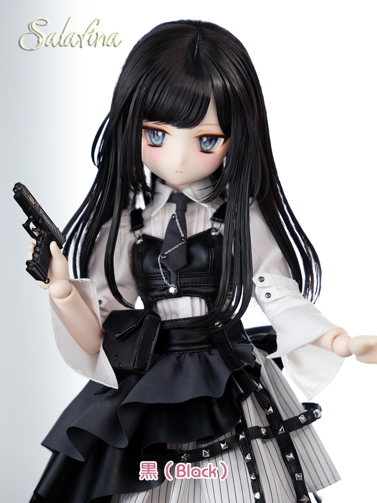[Salafina]8~9インチMDD,DDサイズドール用手つくり造形ウィッグ「リリ」dollwig