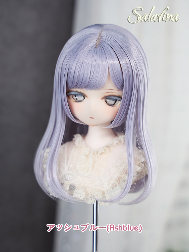 [Salafina]8~9インチMDD,DDサイズドール用手つくり造形ウィッグ「リリ」dollwig