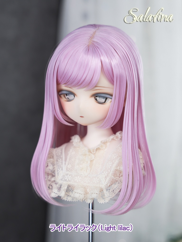[Salafina]8~9インチMDD,DDサイズドール用手つくり造形ウィッグ「リリ」dollwig