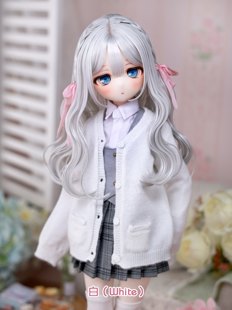 [Wa❤Ya]1/4(SDＭ,MDD,KUMAKO)サイズドール衣装学園風カーディガンセーターMDDdollclothes