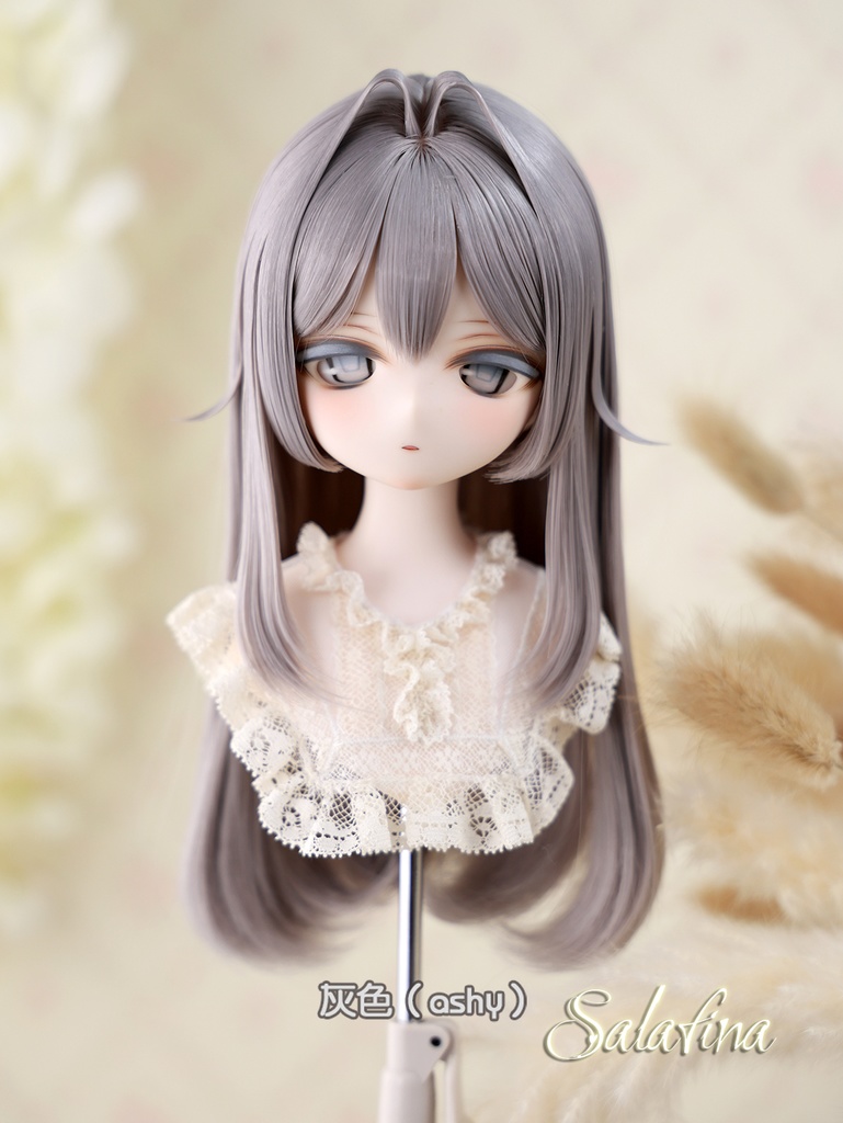 [Salafina]8~9インチMDD,DDサイズドール用手つくりロング造形ドールウィッグ「MARINA2.0」dollwig
