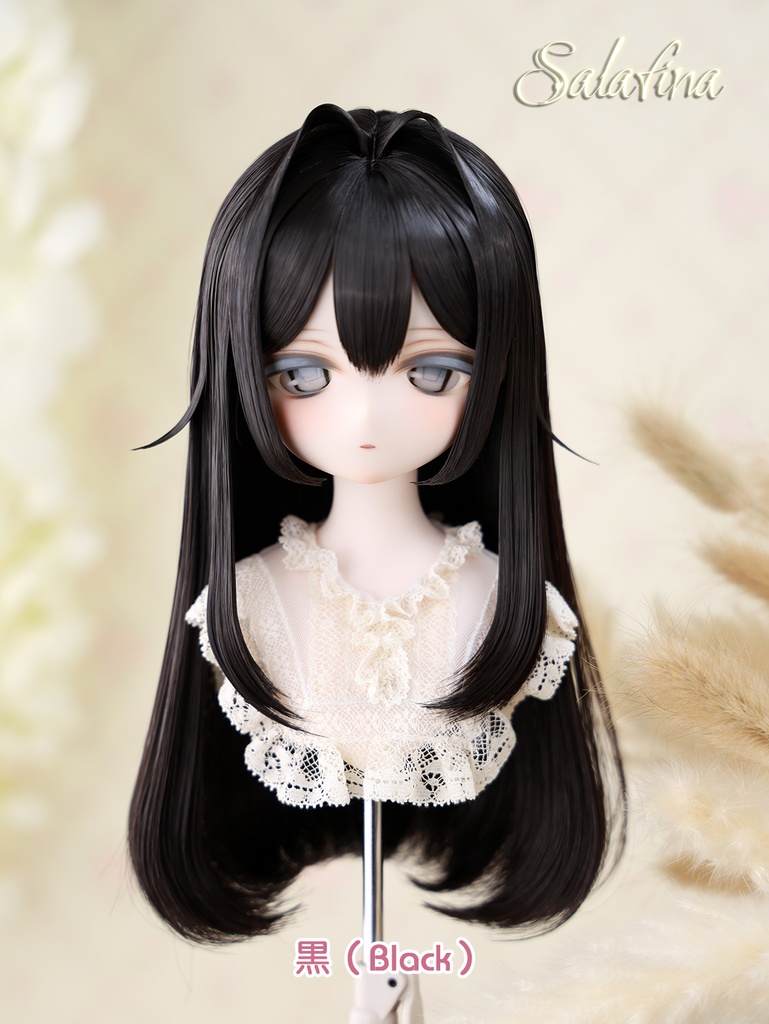 [Salafina]8~9インチMDD,DDサイズドール用手つくりロング造形ドールウィッグ「MARINA2.0」dollwig