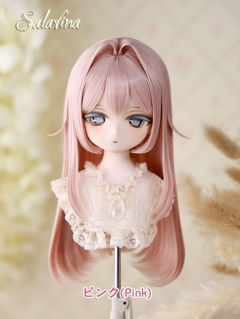[Salafina]8~9インチMDD,DDサイズドール用手つくりロング造形ドールウィッグ「MARINA2.0」dollwig