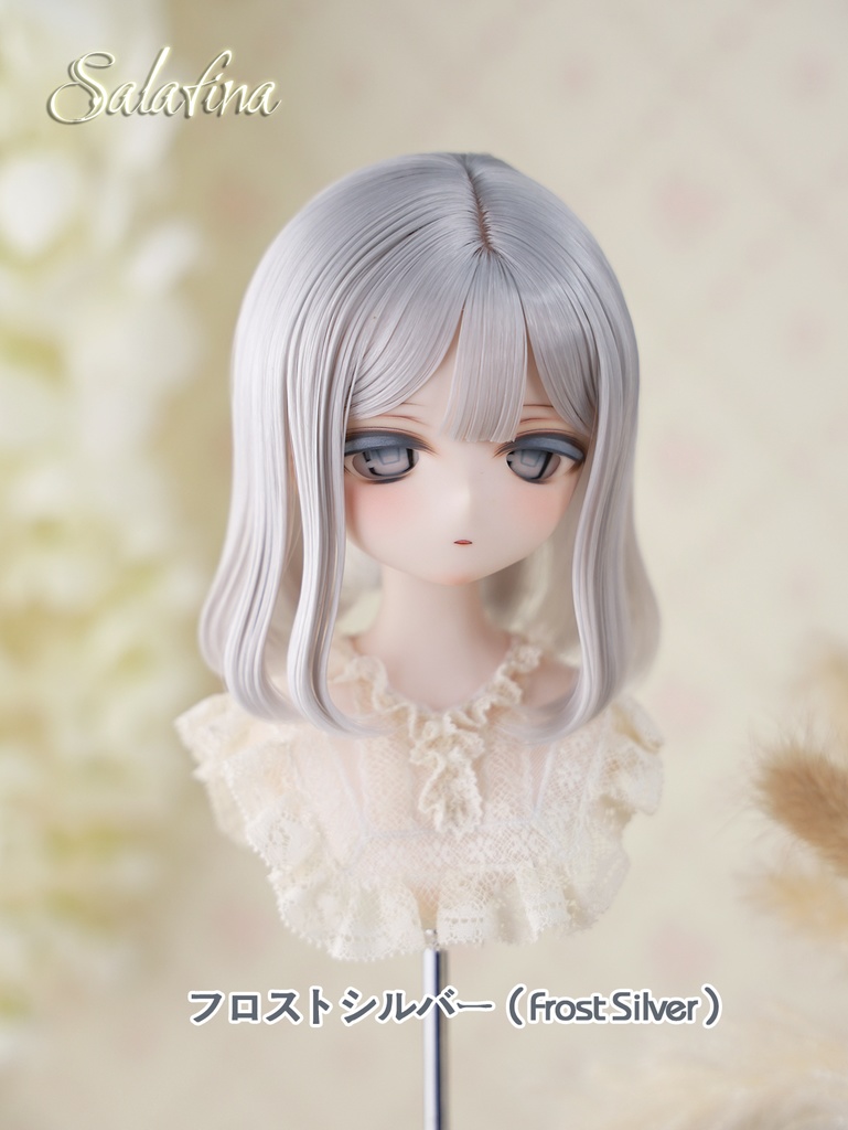 [Salafina］8-9インチMDD,DD,SDサイズドール用手つくり造形ドールウィッグショートカット「Mio2.0」dollwig