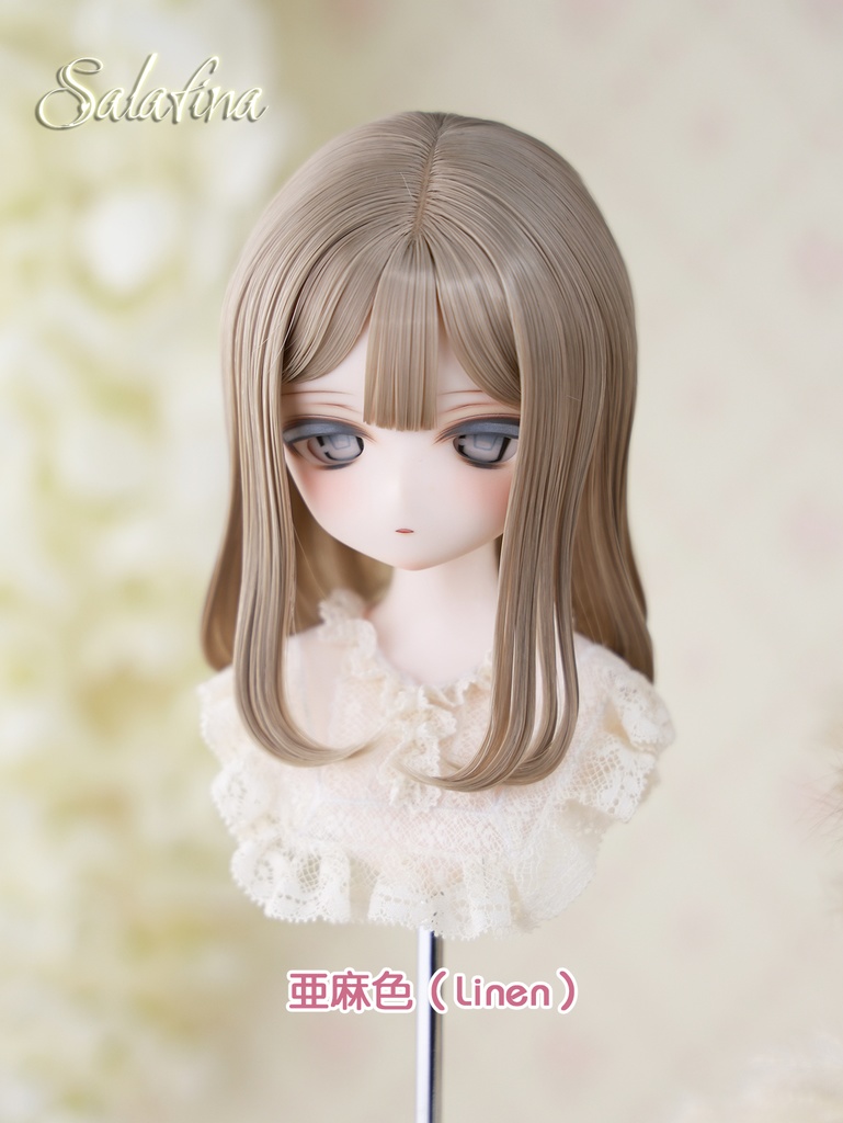 [Salafina］8-9インチMDD,DD,SDサイズドール用手つくり造形ドールウィッグショートカット「Mio2.0」dollwig