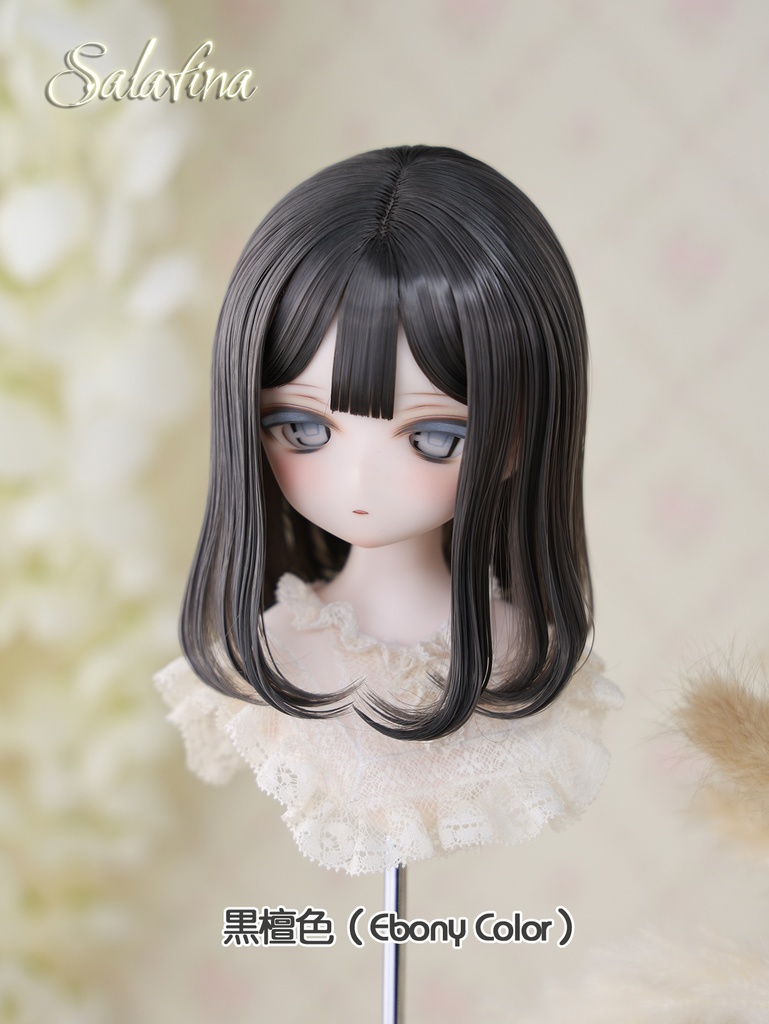 [Salafina］8-9インチMDD,DD,SDサイズドール用手つくり造形ドールウィッグショートカット「Mio2.0」dollwig