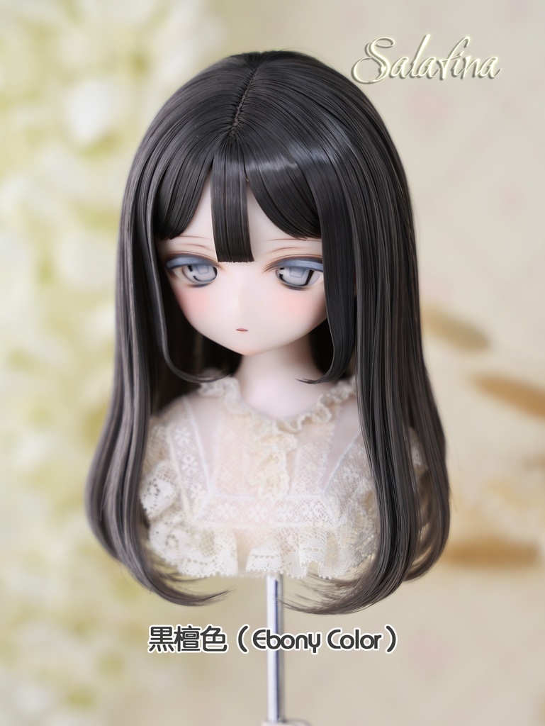 [Salafina]8~9インチMDD,DDサイズドール用手つくりロング造形ドールウィッグ「MIKA」dollwig