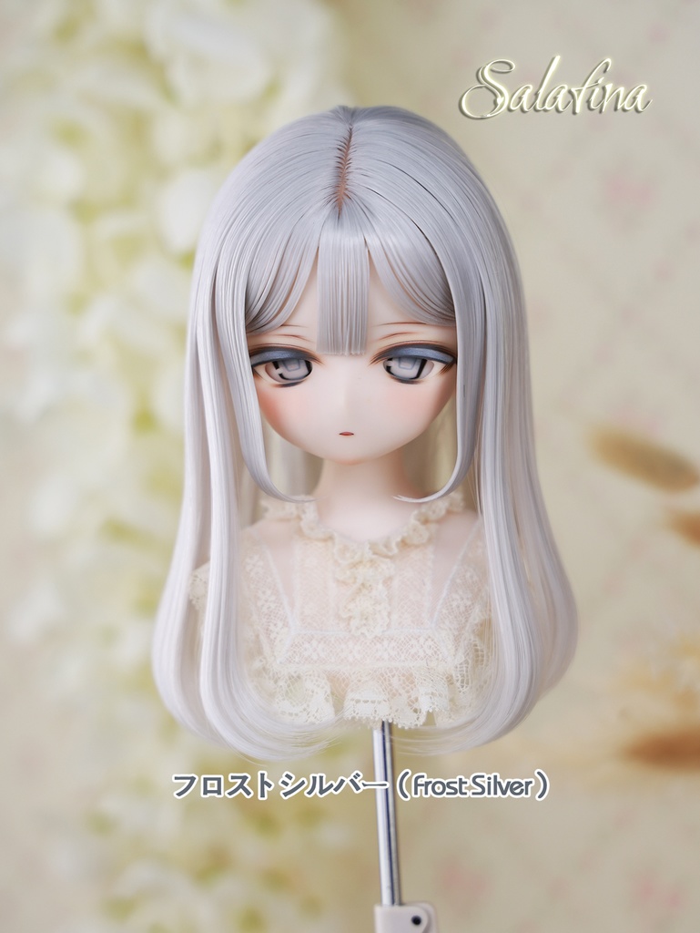 [Salafina]8~9インチMDD,DDサイズドール用手つくりロング造形ドールウィッグ「MIKA」dollwig