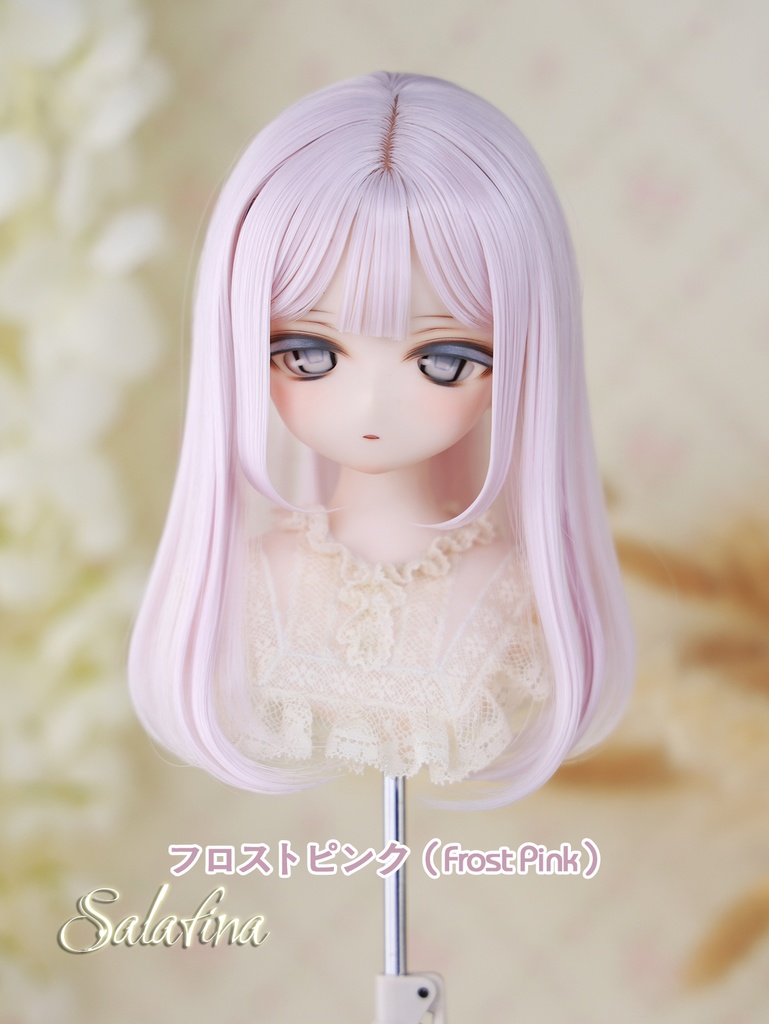 [Salafina]8~9インチMDD,DDサイズドール用手つくりロング造形ドールウィッグ「MIKA」dollwig