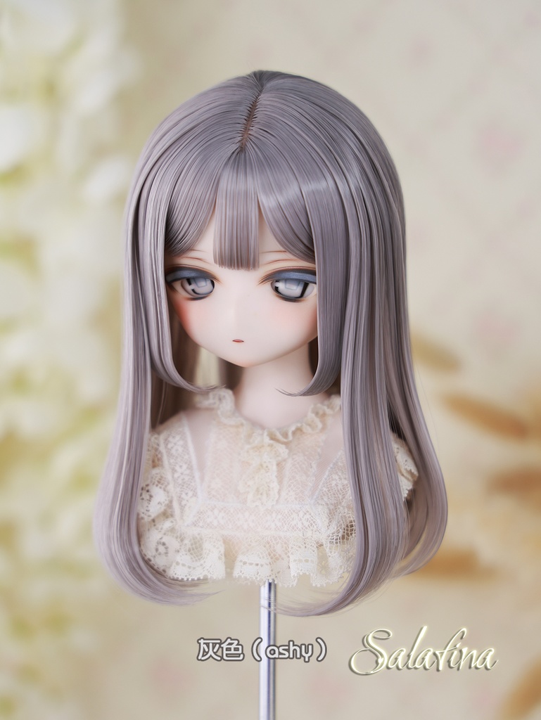 [Salafina]8~9インチMDD,DDサイズドール用手つくりロング造形ドールウィッグ「MIKA」dollwig