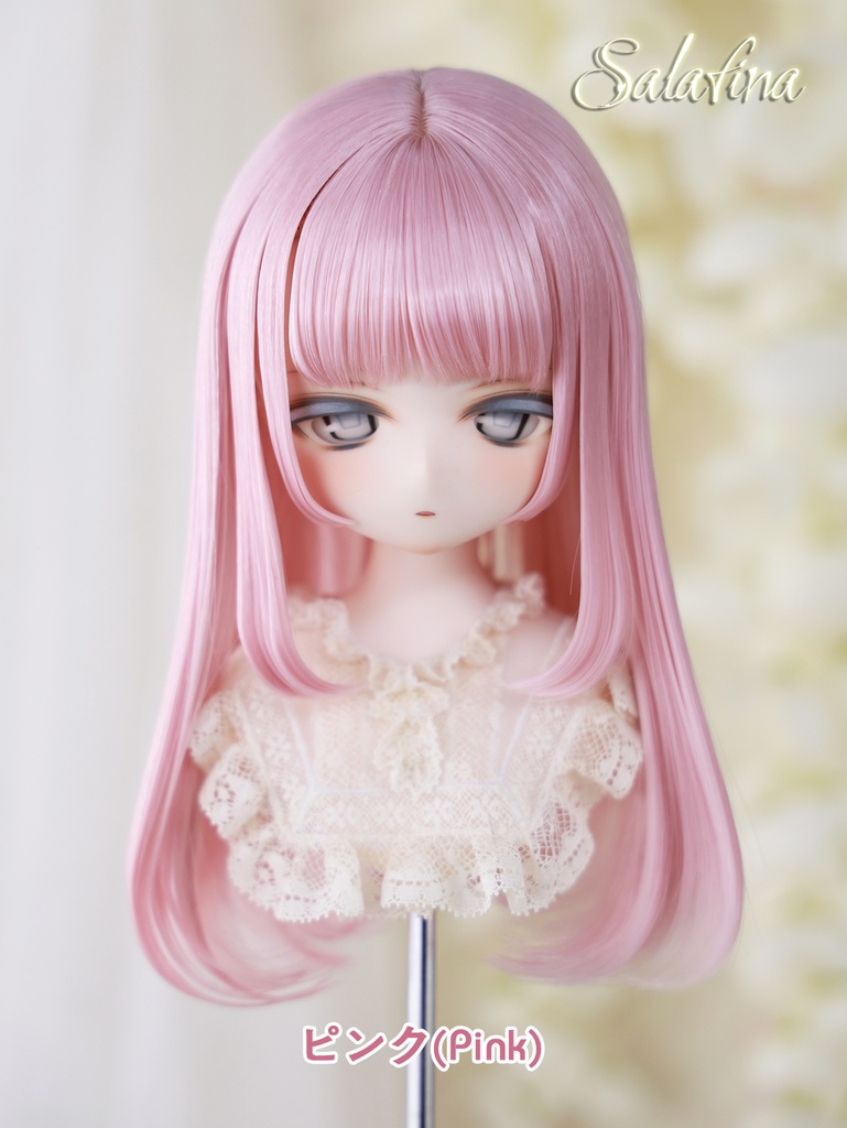 [Salafina]8~9インチMDD,DDサイズドール用手つくりロング造形ドールウィッグ「ITUKI」dollwig