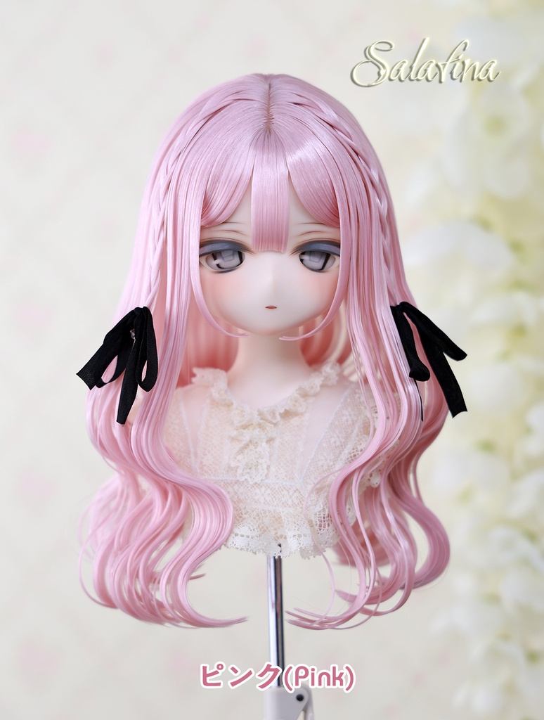 [Salafina]1/4と1/6サイズ（17－19cm)サイズドール用手つくりロング造形ドールウィッグ「ARIA」dollwig
