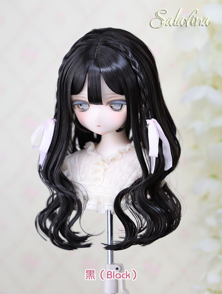 [Salafina]8~9インチMDD,DDサイズドール用手つくりロング造形ドールウィッグ「ARIA」dollwig