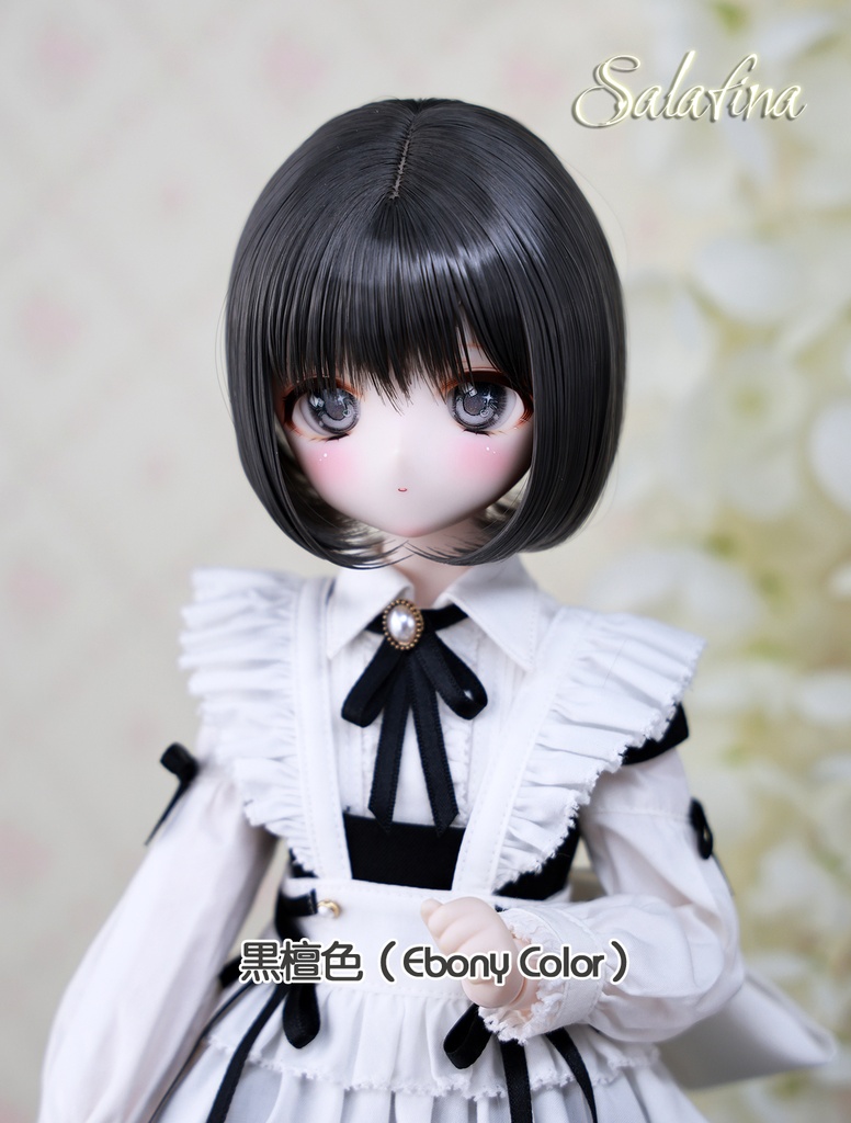 [Salafina]8~9インチMDD,DDサイズドール用手つくりショートカット造形ドールウィッグ「NAMI」dollwig