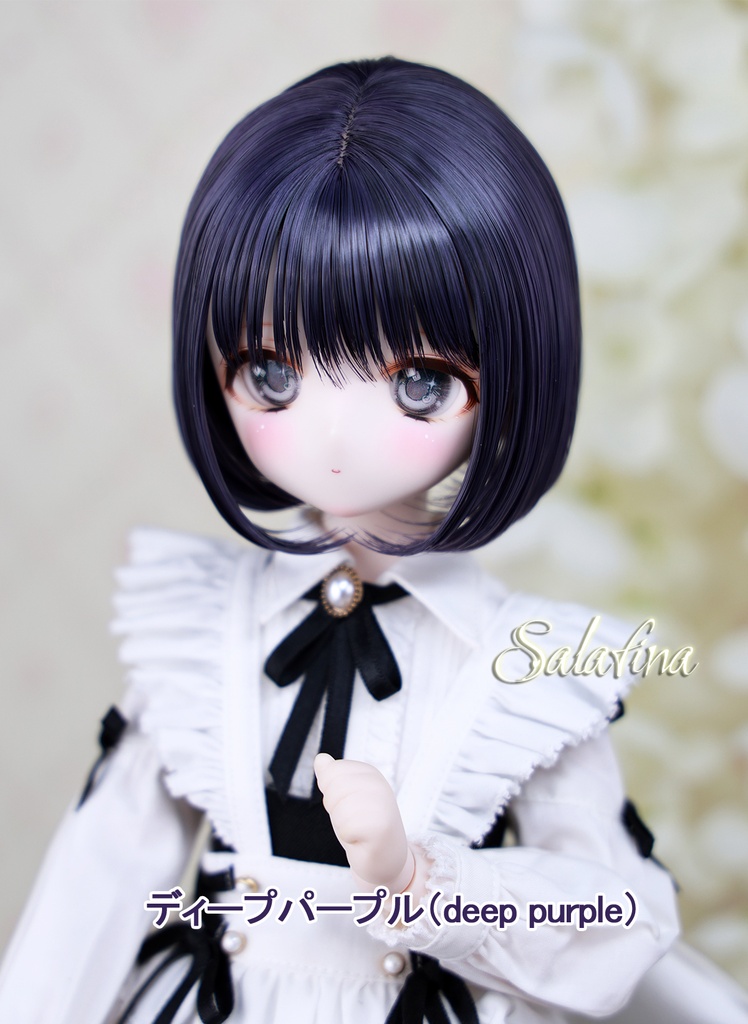 [Salafina]8~9インチMDD,DDサイズドール用手つくりショートカット造形ドールウィッグ「NAMI」dollwig