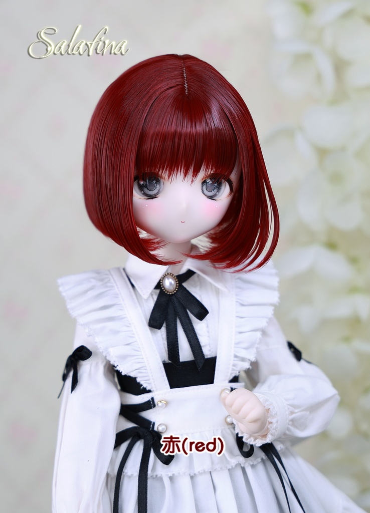 [Salafina]8~9インチMDD,DDサイズドール用手つくりショートカット造形ドールウィッグ「NAMI」dollwig