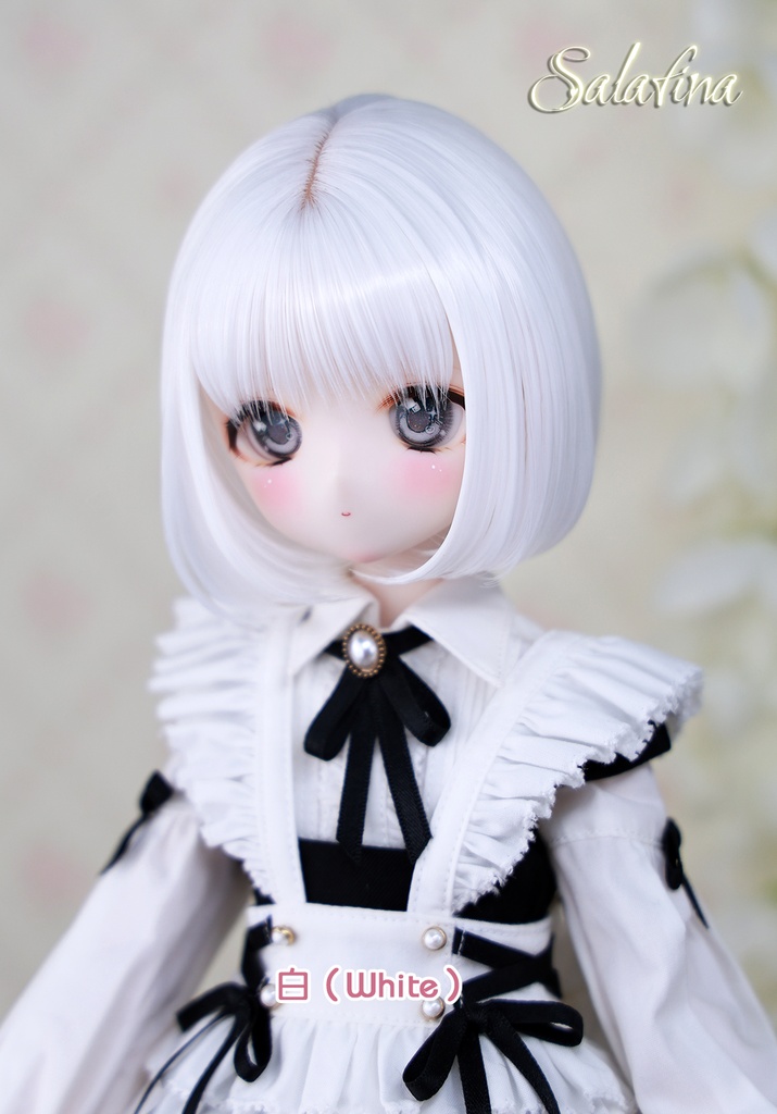 [Salafina]8~9インチMDD,DDサイズドール用手つくりショートカット造形ドールウィッグ「NAMI」dollwig