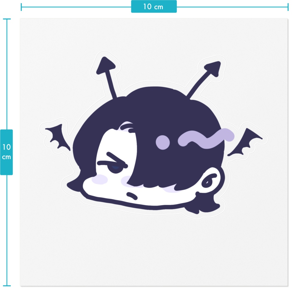 悪魔ステッカー