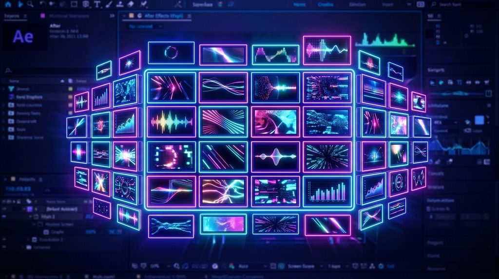 【After Effects】シェイプをグリッド状に一括作成する拡張機能「MultiShapeMaker」