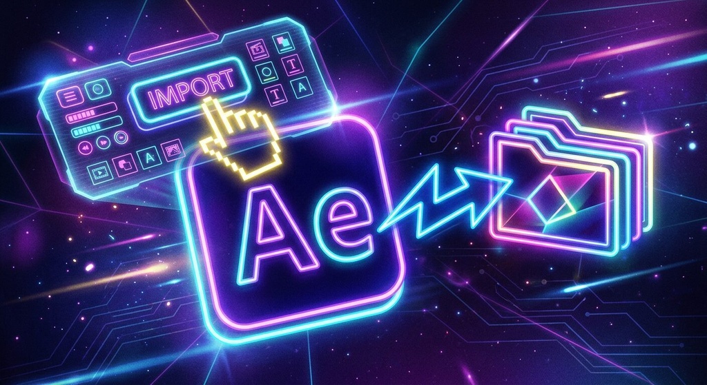 【After Effects】別プロジェクトから欲しいコンポジションだけ取り込む拡張機能「Composition-Import」