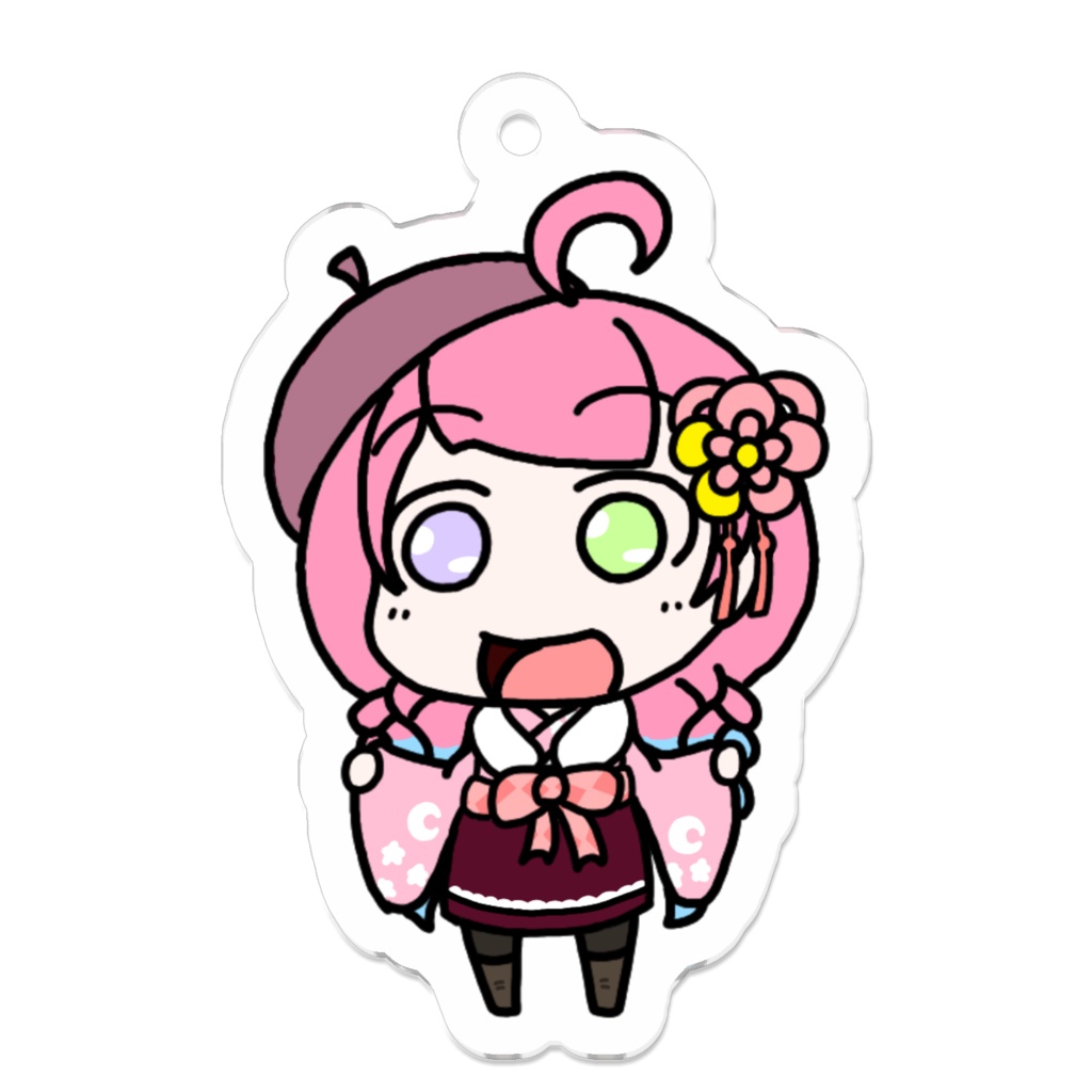 「非公式」姫森ルーナ正月衣装アクリルキーホルダー