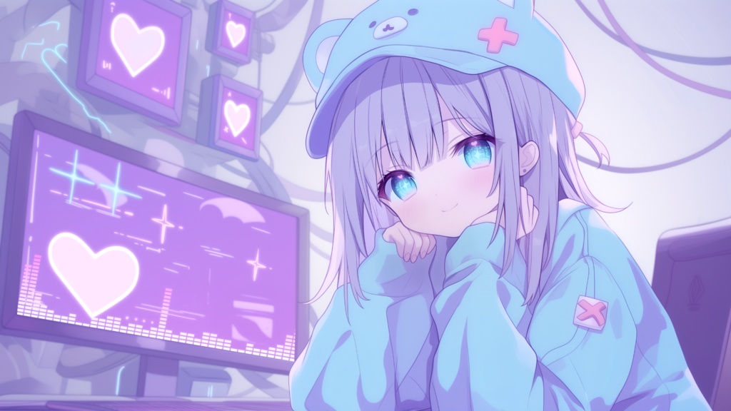 【フリーBGM】深夜ゲーマーは恋をする | モナカの音楽室