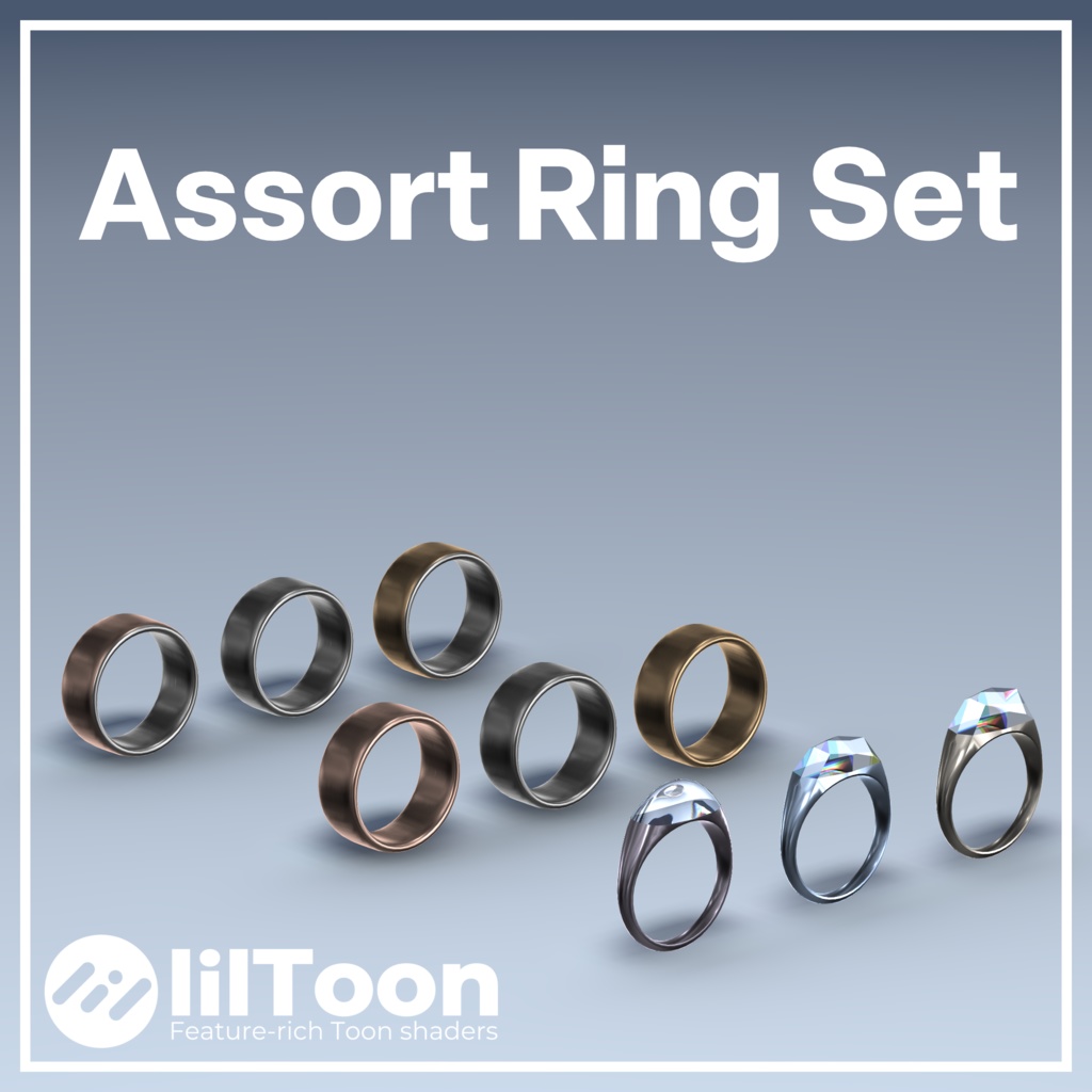 Assort Ring Set - luknor - BOOTH