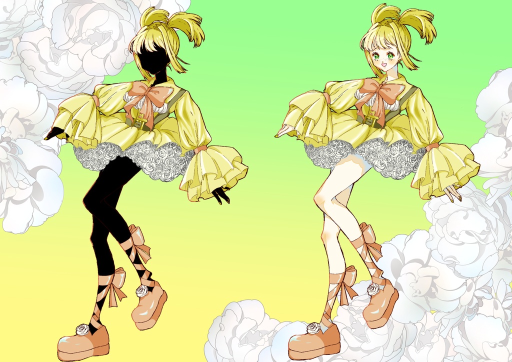 ロリータ3 立ち絵素材(無料版あり〼全身/少女/女の子/女性/ロリータ/魔法少女)