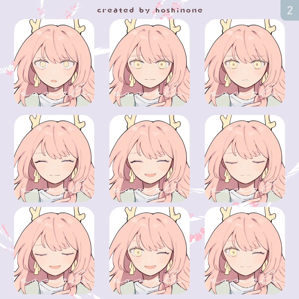 【無料立ち絵】ピンク髪の女の子立ち絵