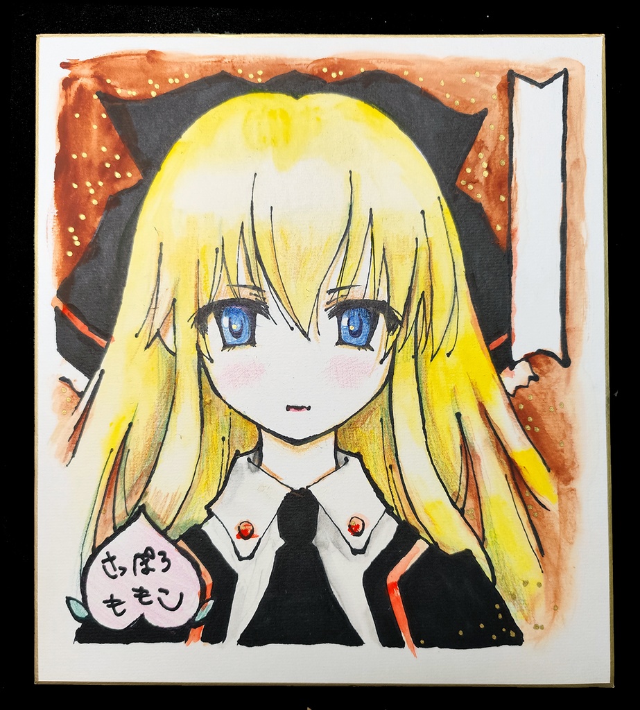 【手描きイラスト色紙】ローザ