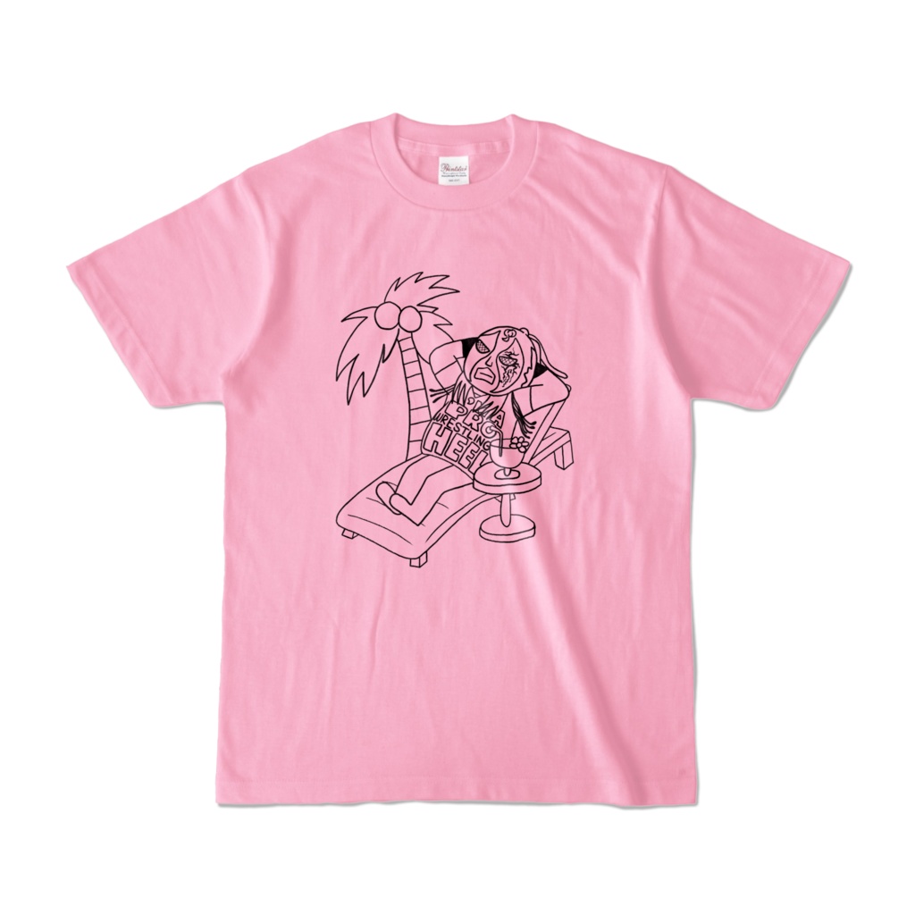 バカンスZAP　Tシャツ　ピンク