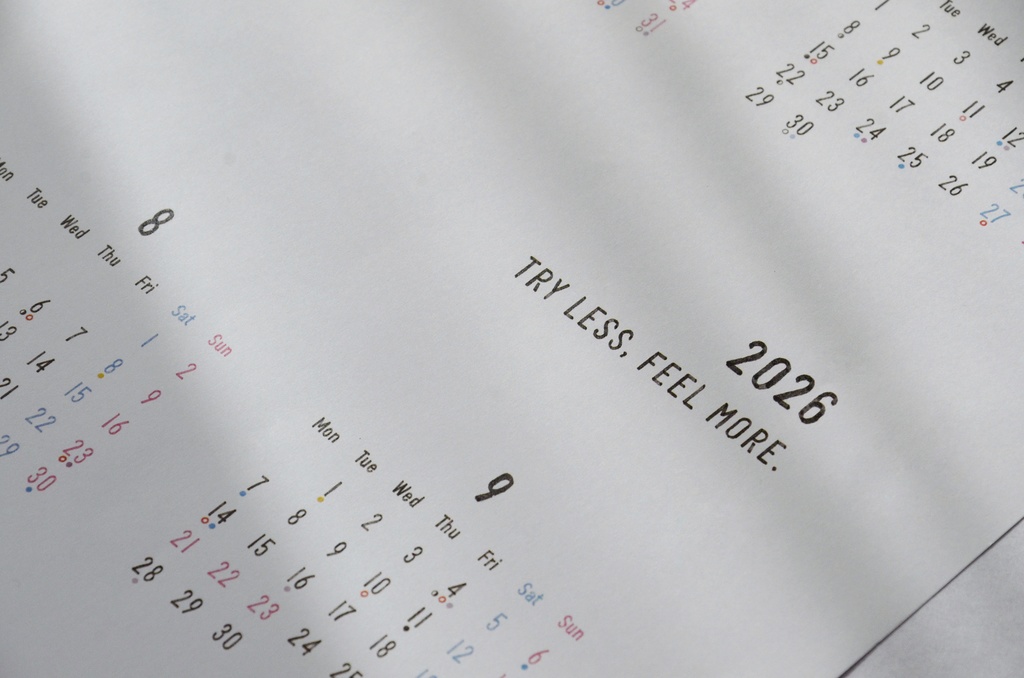 吉日をながめるポスター2026