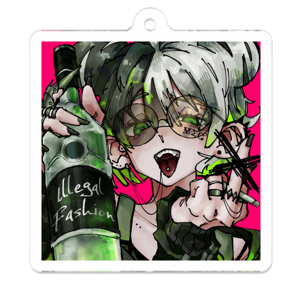 『Illegal Fashion / MΣG²』ジャケットアクリルキーホルダー