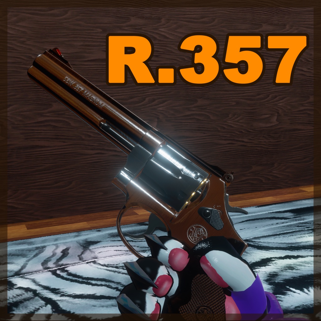 Revolver .357 - For VrChat Avatars