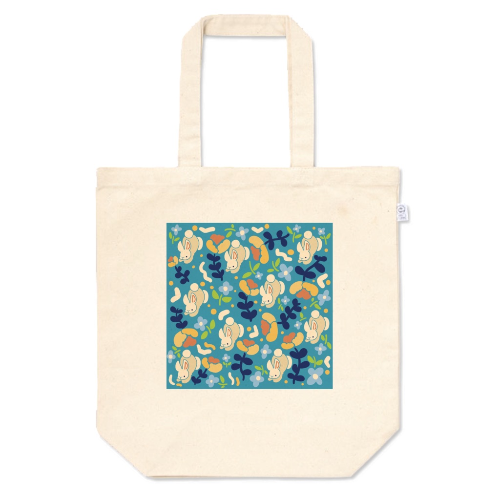 うさぎモチーフトートバッグMサイズ