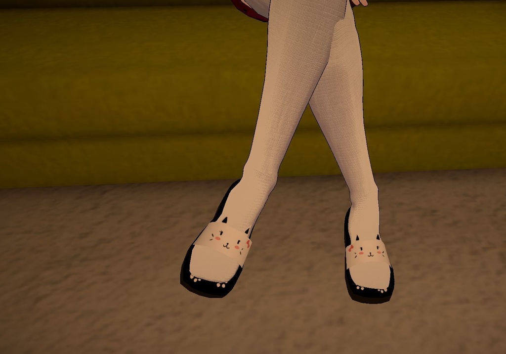 【VRChat向け3Dモデル】 Yukineko sandel