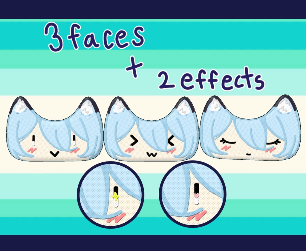 【VRChat向け】睡眠アイマスク Sleep mask