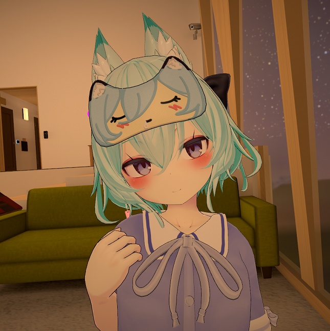 【VRChat向け】睡眠アイマスク Sleep mask